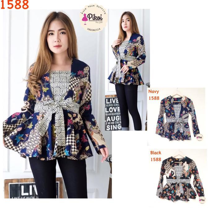 35+ Trend Terbaru Gambar Baju Batik Modern Wanita Terbaru