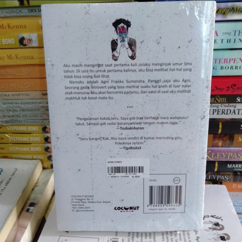 NOVEL INDIGO STORIESKERTAS : BOOKPAPER Penulis : Hanamizuki Mega-1