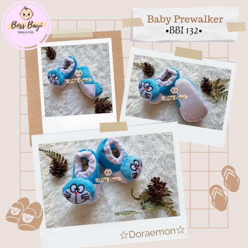 BOSS BAYI - Prewalker Shoes Baby / Sepatu Kain Bayi Motif Boneka Karakter