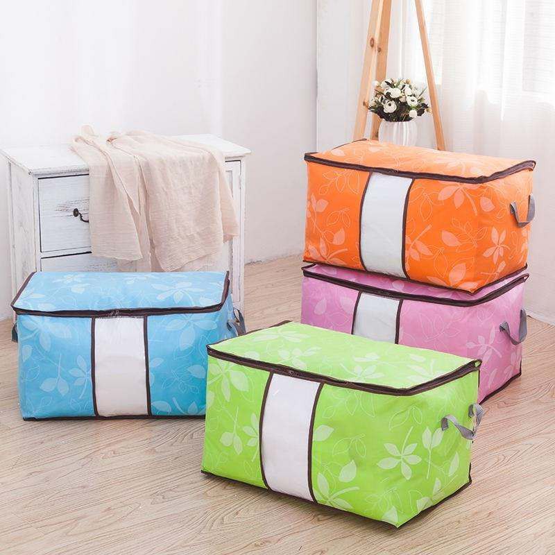 AGG-04 Bamboo Storage Bag  box serbaguna Tempat penyimpanan Pakaian dan Selimut