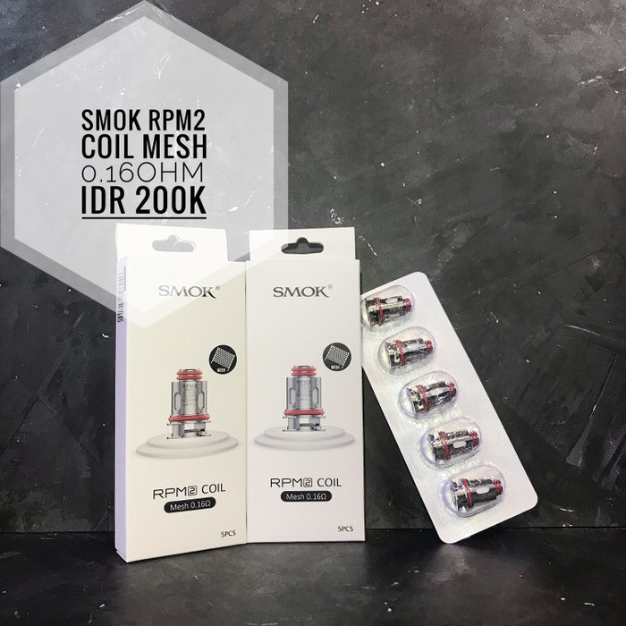 AUTHENTIC Coil Replacement SMOK SCAR RPM 2 Mesh coil by SMOK harga 1pcs