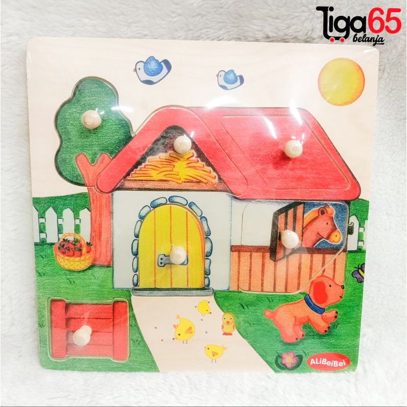 365 Mainan Edukasi Maenan Kayu / PUZZLE KAYU N43