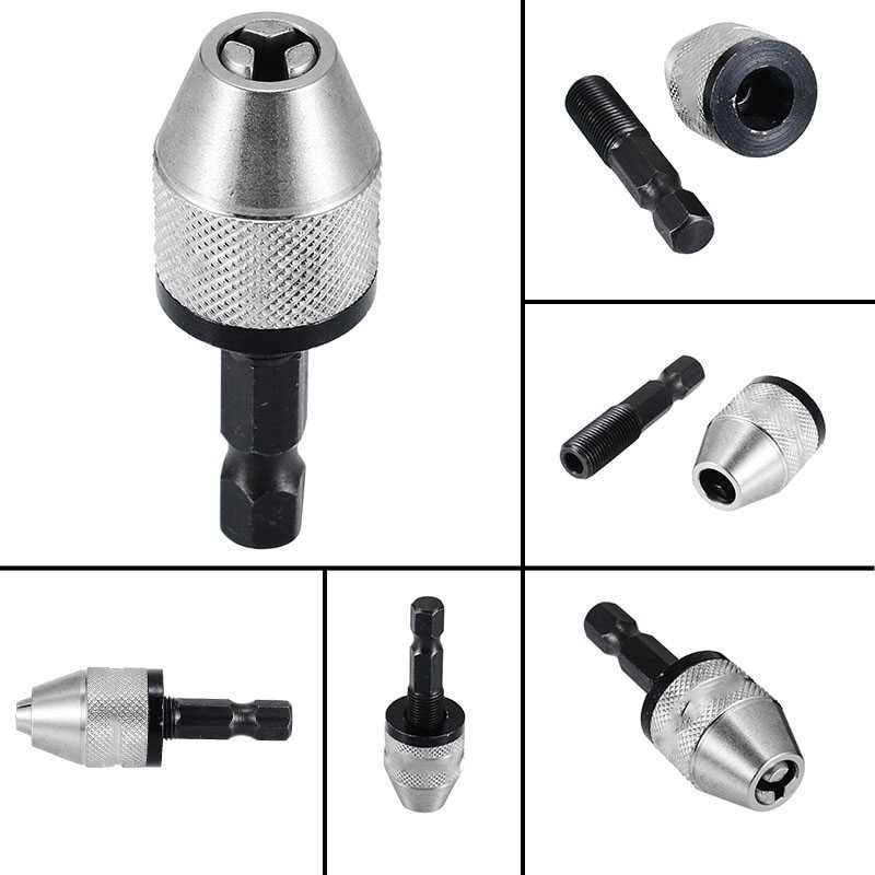 GIJ - WREOW Penjepit Mata Bor Drill Chuck Bit Change 1/4 Hex Shank