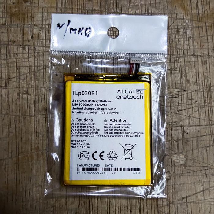 baterai alcatel flash 2 TLP030B1 double power battery battle batt - ORIGINAL