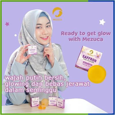 * NCC * MEZUCA Sabun Wajah Saffron Plus Collagen Beauty &amp; Glow Facial Soap Safron - Netto 20 gr