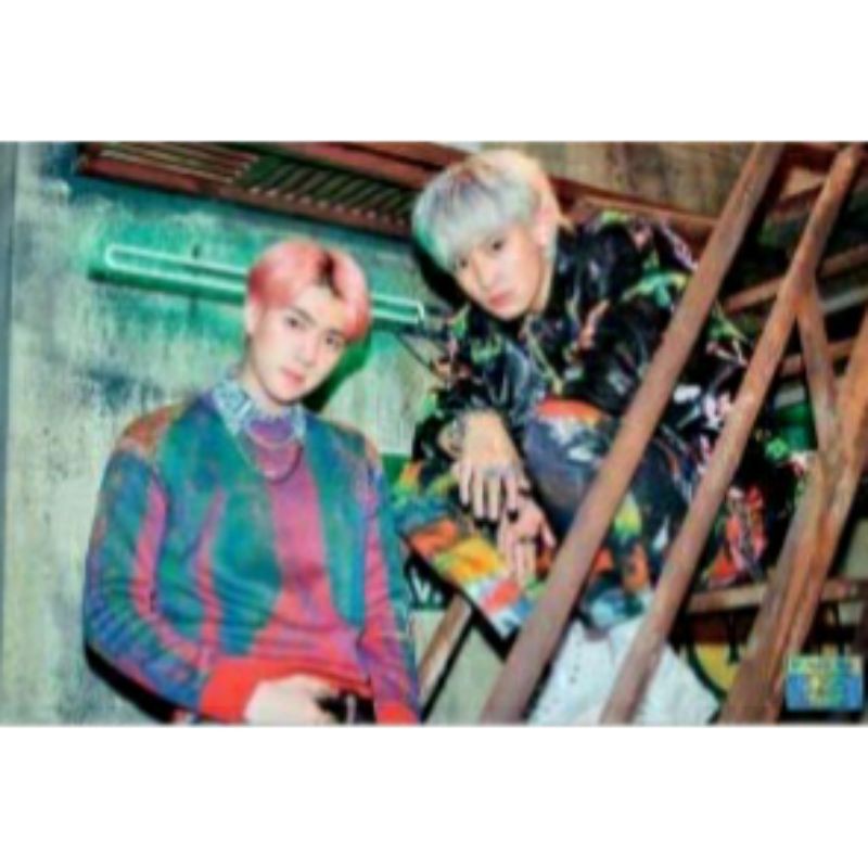 Poster Official Album EXO-SC - 1 Billion Views Kihno Paradise ver | 1BV EXO SC Sehun Chanyeol