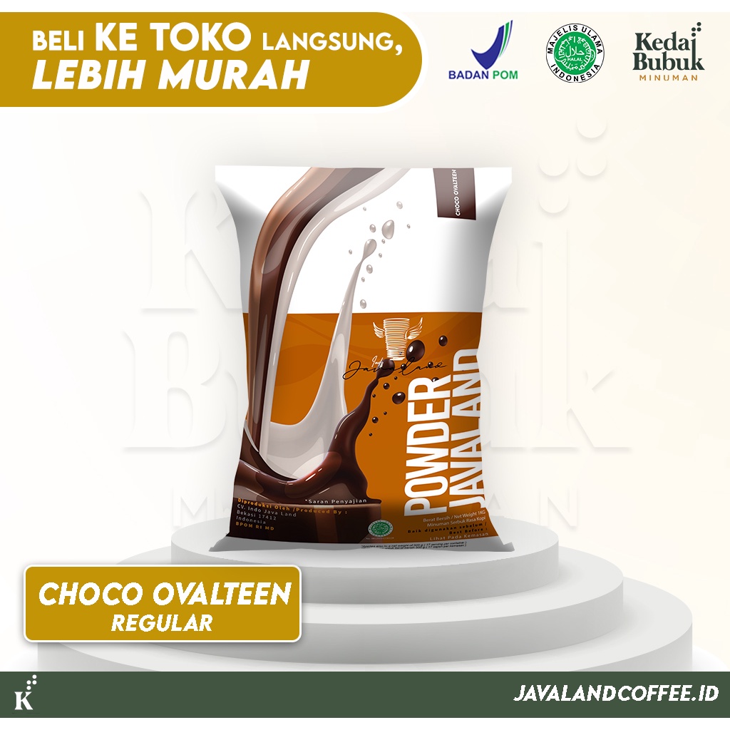 

Javaland Bubuk Minuman Rasa Choco Ovalteen 1Kg - Regular Plain