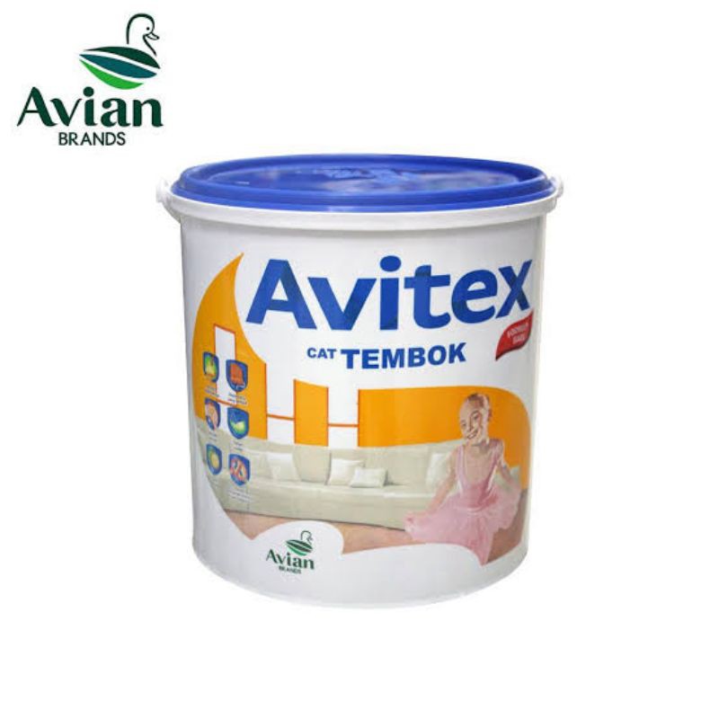 CAT TEMBOK AVITEX 5 KG GALON BRAND AVIAN MURAH