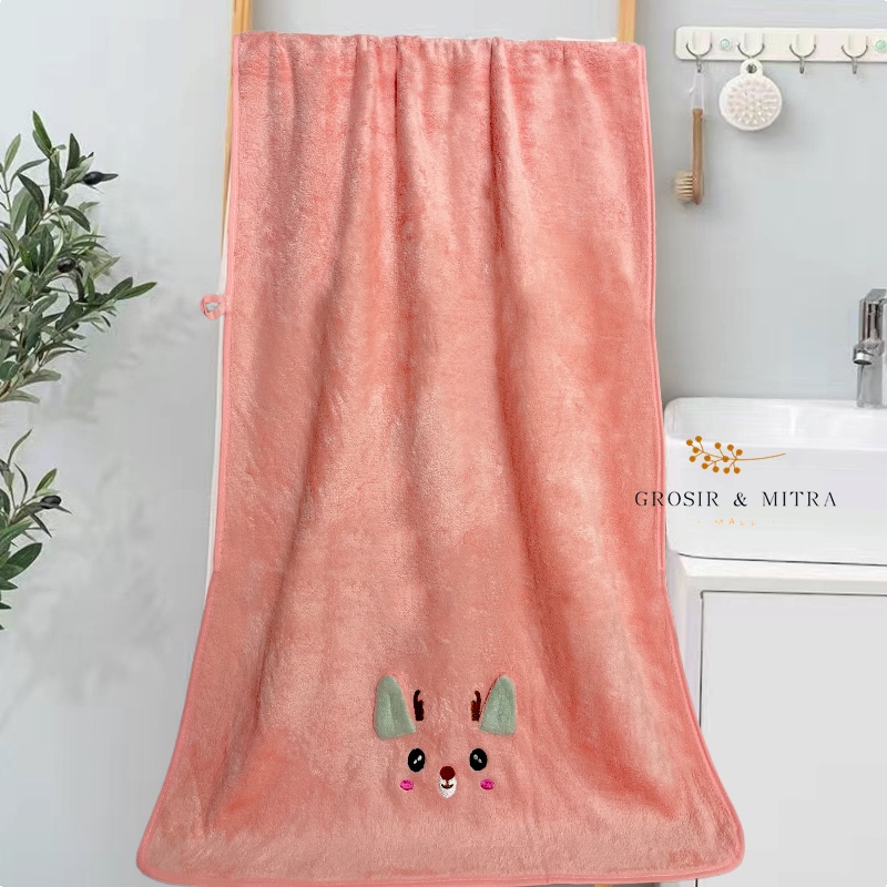 Handuk Mandi Dewasa Handuk Mandi Handuk Bayi Anak Baby Handuk Microfiber Lembut Berdaya Serap Tinggi Kamar Mandi Kimono Unisex Handuk couple Murah Handuk 70X140CM