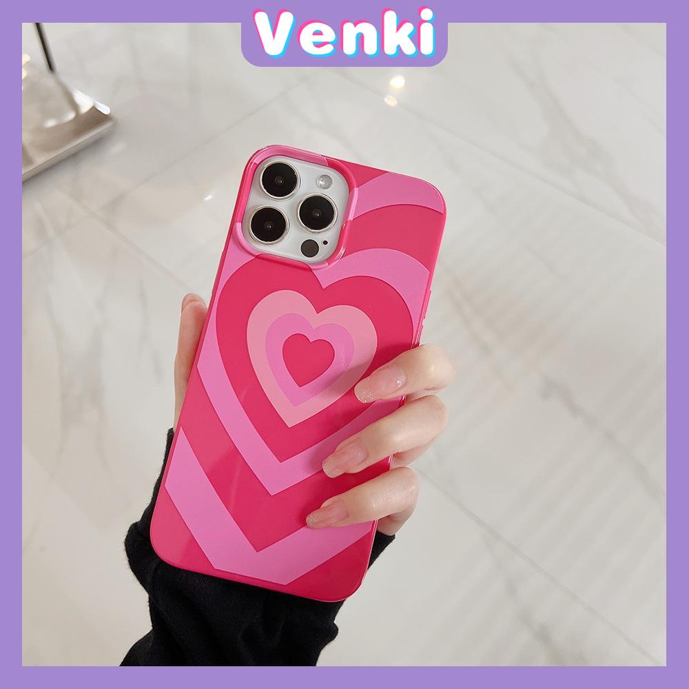 iPhone Case For 14 Series TPU Soft Case Glossy Pink Candy Case Camera Protection Shockproof Love Circle For iPhone 14 13 12 11 Plus Pro Max 7 Plus X XR