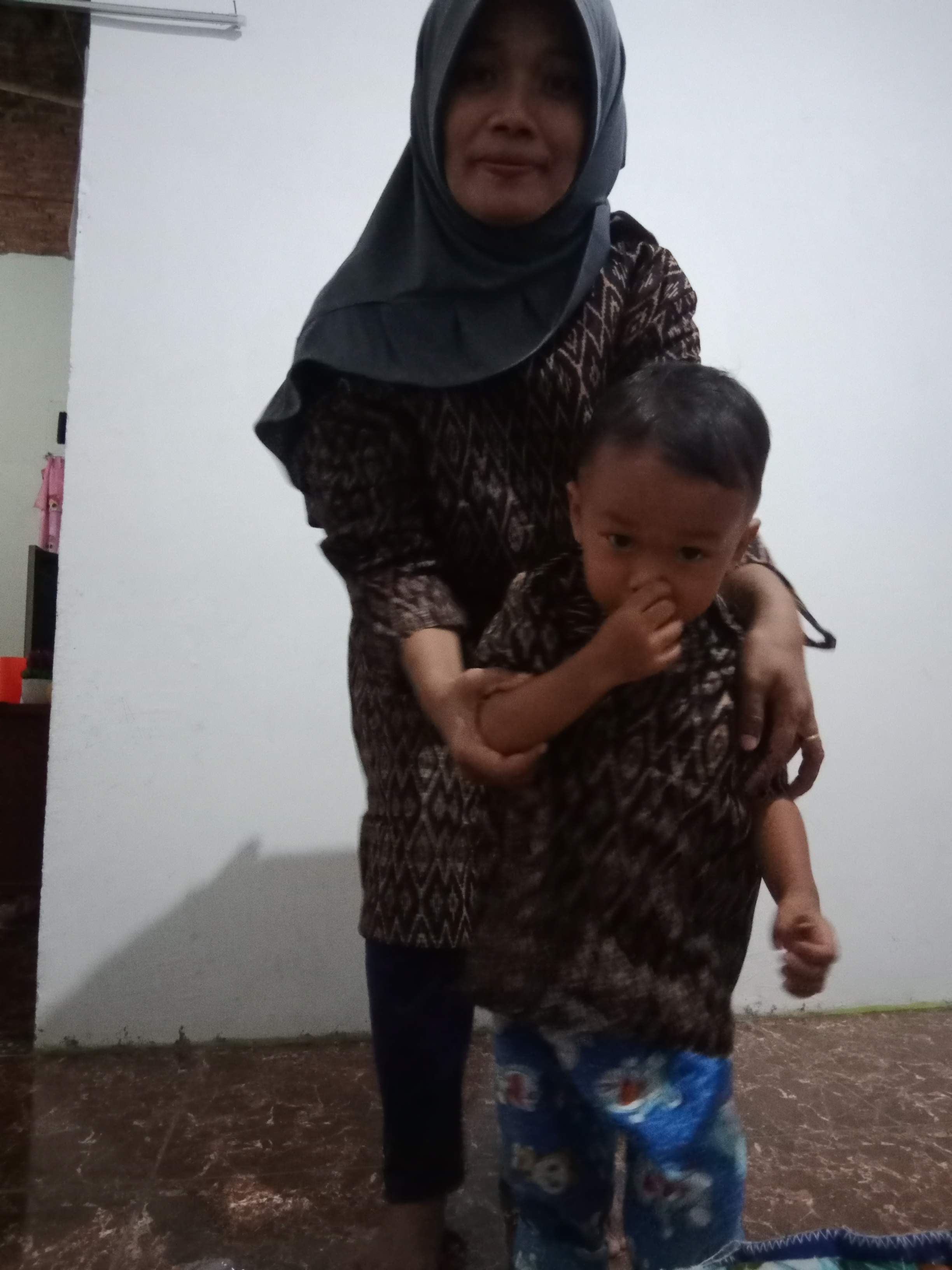 Batik Couple Keluarga Sania Ruffle Ori Ndoro Jowi Dnt Motif Tenun