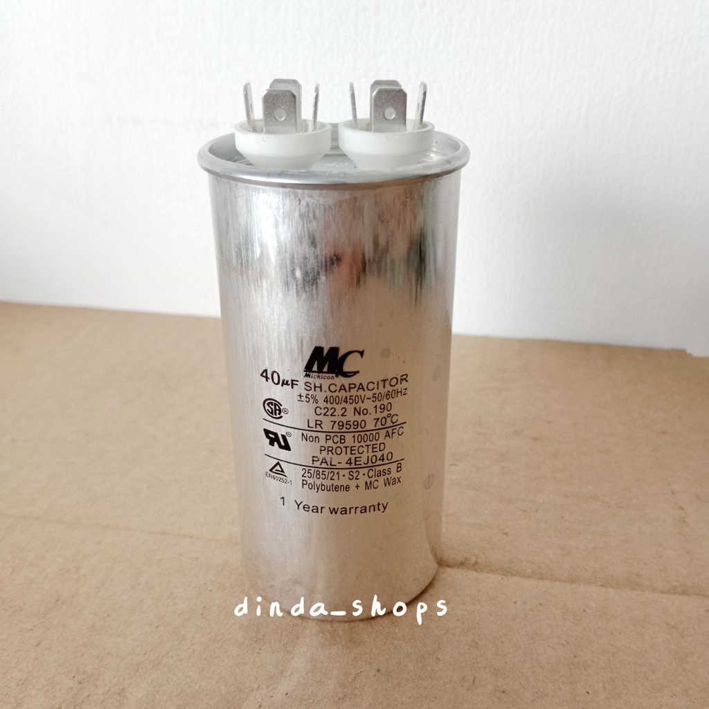 KAPASITOR AC / CAPACITOR AC 40 MIKRO / 40 uF (MERK MC)