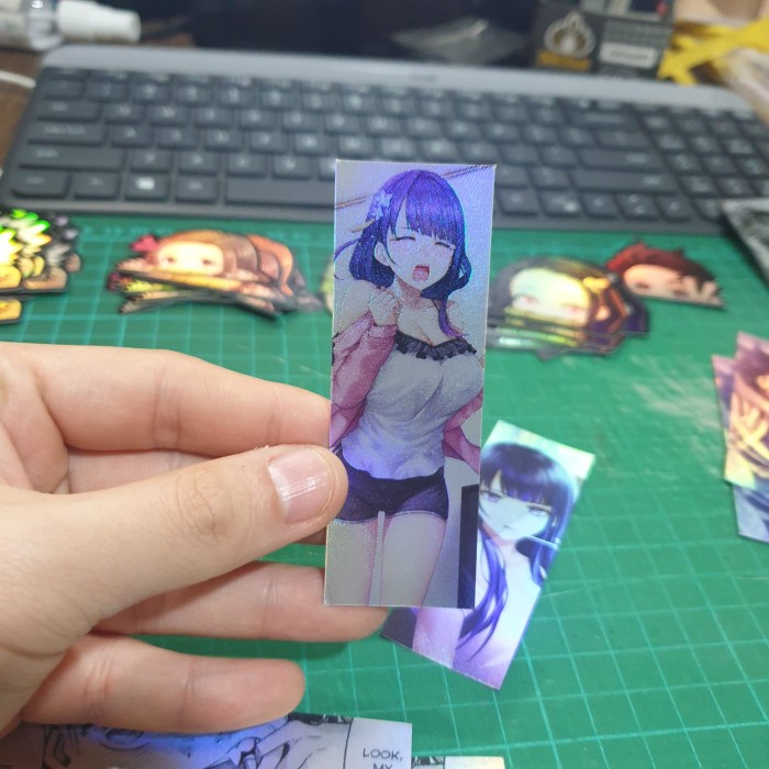 Sticker Hologram Anime - PSH857 Slap - Raiden Shogun