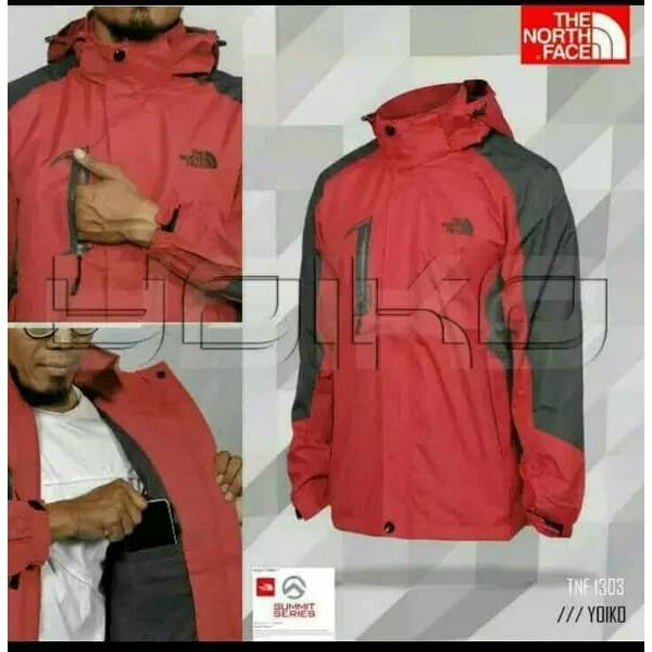 Jaket Gunung Outdoor Motor Pria Waterproof The North Face 1652 Import