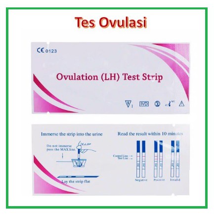 (NCS) GROSIR 1 Strip test LH Ovulation Pink / Ovulasi masa subur / Tes Kesuburan / Baby ovutest / Fertility Strip