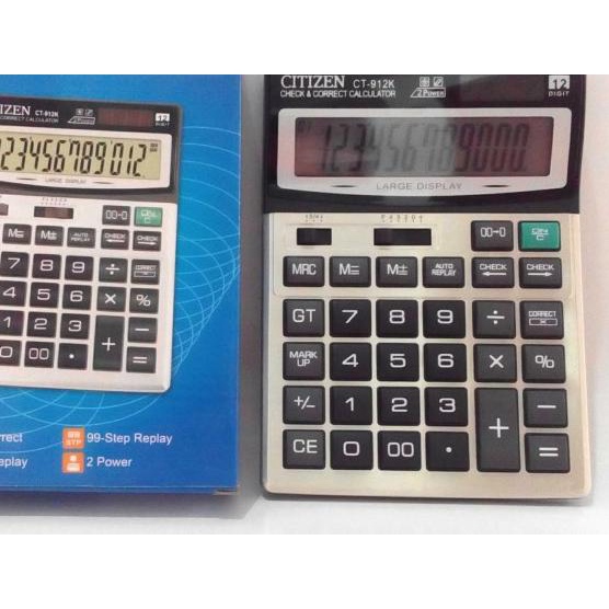 

○ KALKULATOR CITIZEN CT 912 K - KALKULATOR 12 DIGIT - HARGA GROSIR ★