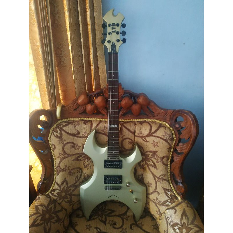 gitar Elektrik Esp Ltd AX 50 Ijo Satin doff second Original MII like new