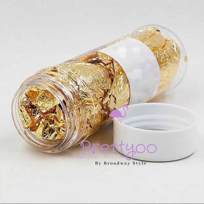 

Edible Gold Leaf / GOLD SHEET LEAF PAPER Dapat dimakan Food Grade
