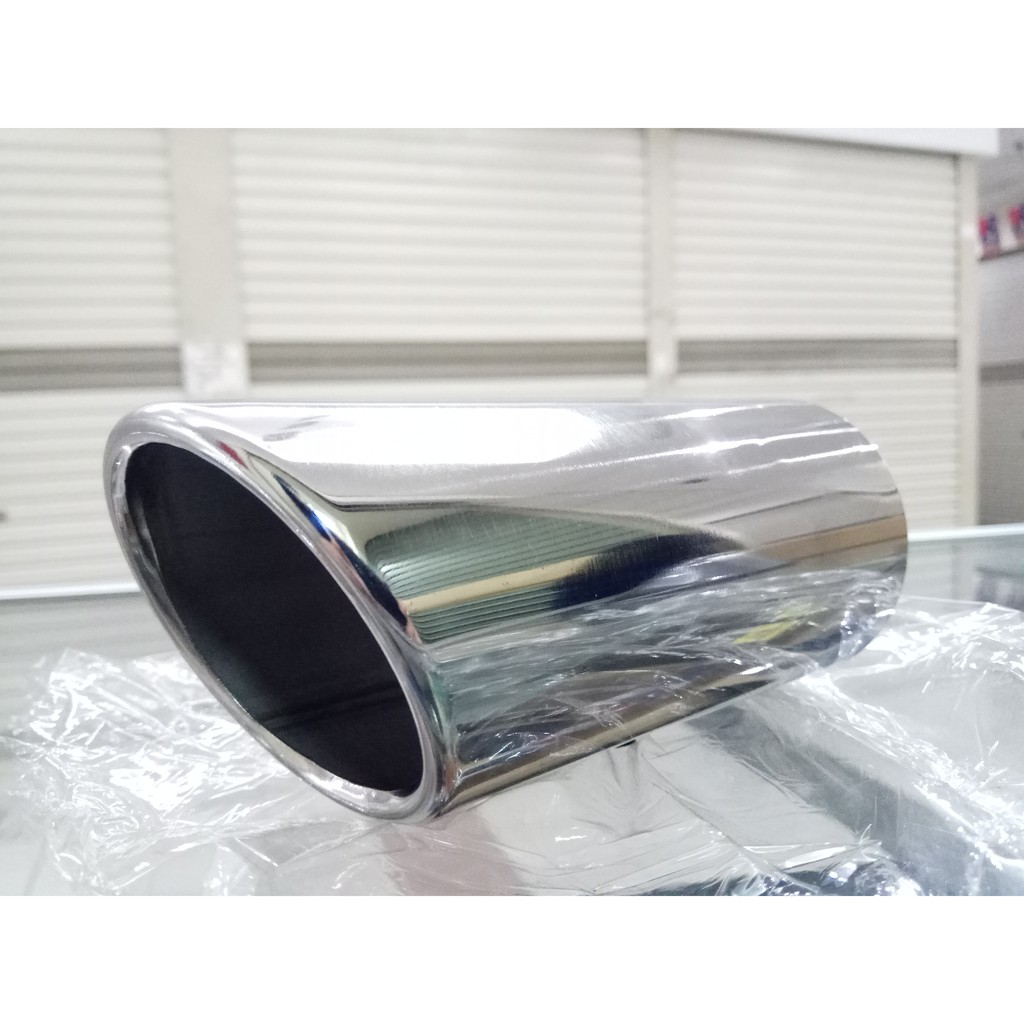 Muffler Extention / Buntut Kenalpot Model Miring (6 CM) untuk mobil Honda Mobilio