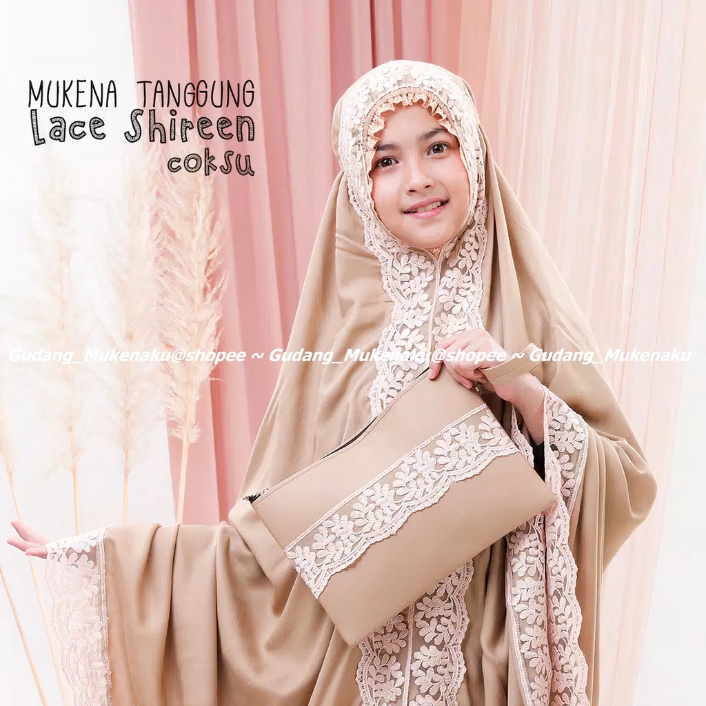 Gudang_mukenaku Mukena Anak Shireen Aplikasi Renda Import Premium Terbaru