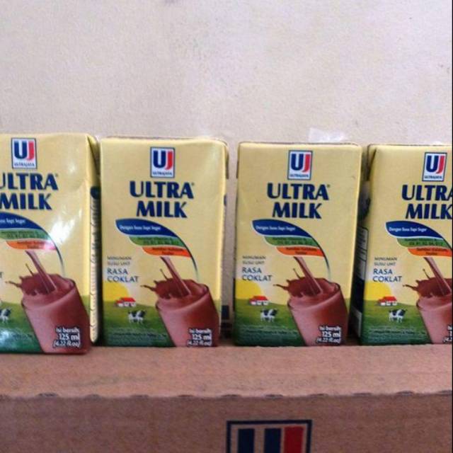 

Susu ultra 125 ml per dus isi 40
