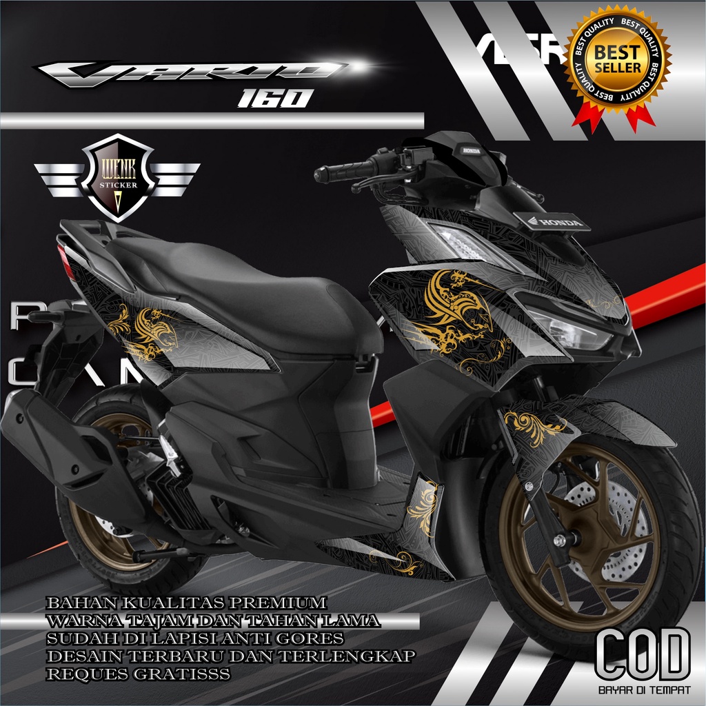 DECAL STICKER VARIO 160 WAYANG, JANAKA