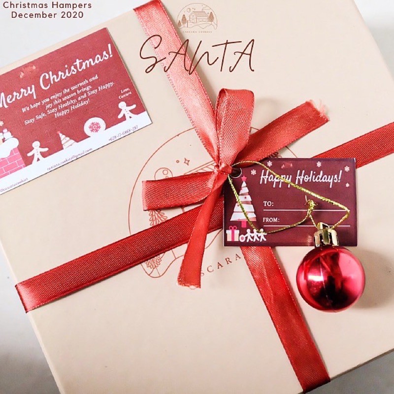 Santa Hampers Christmas Soft Cookies Fudgy Brownies Nutella Shopee Indonesia