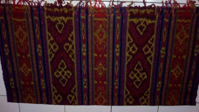 Kain Tenun Ikat Etnik Blanket Selimut Motive Lombok