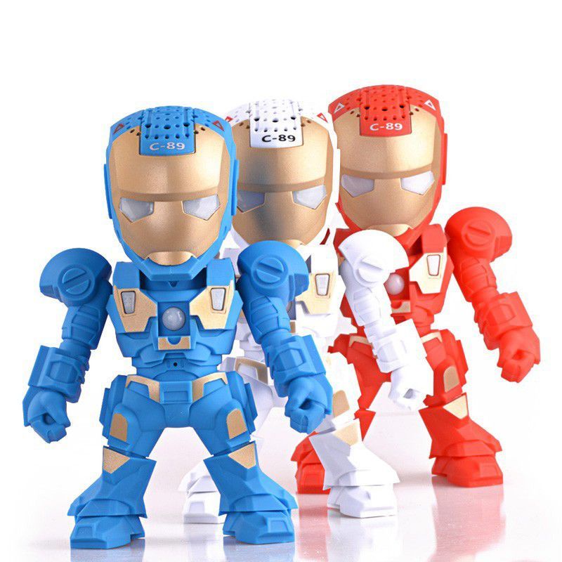 speaker bluetooth robot iron man sepeker ld 18 wireless