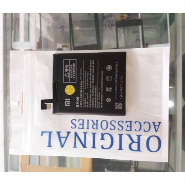 BATERAI XIAOMI NOTE 3 ORIGINAL  BATERAI XIAOMI BM46 ORIGINAL