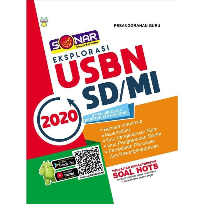 Buku USBN SD - Buku Sonar Eksplorasi USBN SD 2020