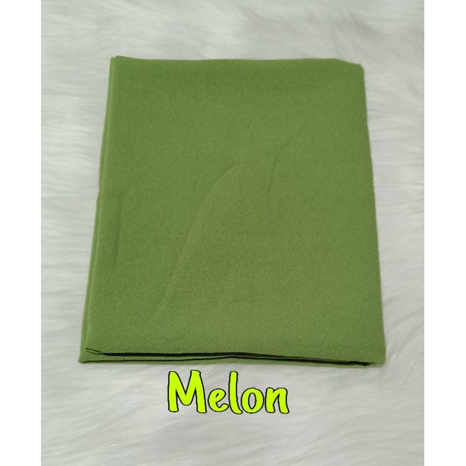 Pashmina Diamond/ Pashmina Polos Isabella/ Pasmina Sabyan Murah 175x75-Melon