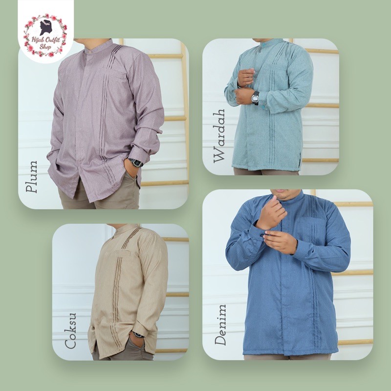 Adiba family set / gamis koko sarimbit couple ayah ibu anak