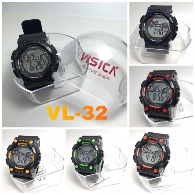 Jam tangan visica sport digital remaja vl 32 anti air