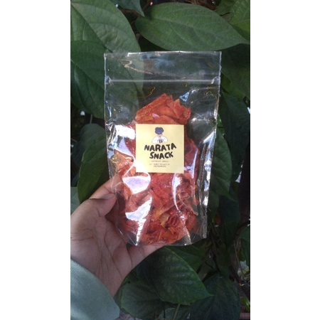 

Keripik singkong balado pedas manis 100gram | Cemilan Enak | Naratasnack.id | Cemilan teman drakoran