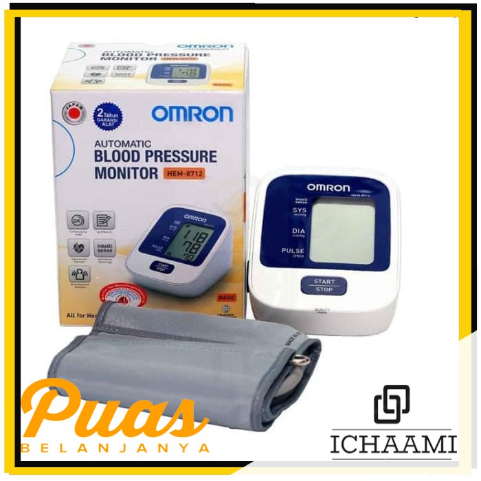 Tensimeter Omron Hem 8712 Alat Cek Tensi Tekanan Darah Digital Automatic Shopee Indonesia