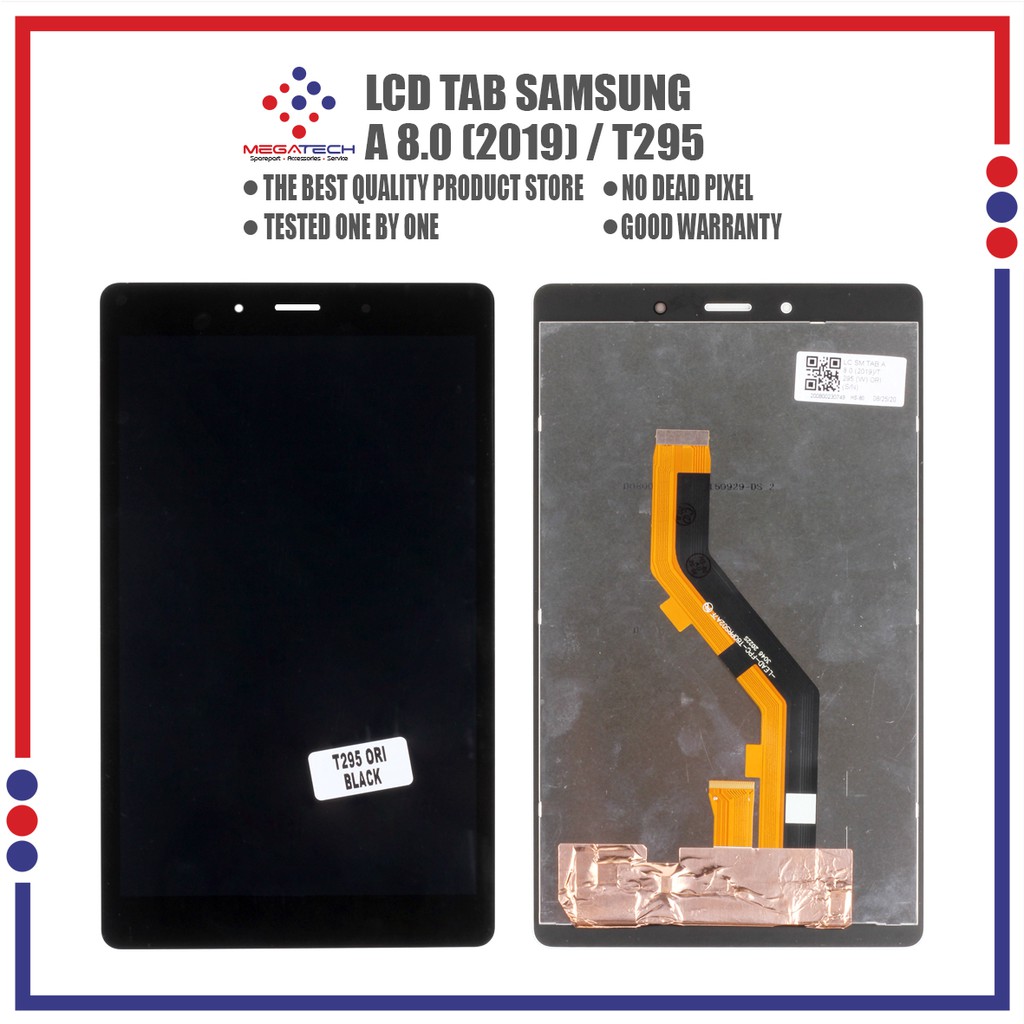 LCD Samsung Tab A8.0 / Samsung Tab T295 2019 Fullset Touchscreen  - ORI