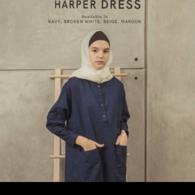 Harper dress masa official ria miranda dian pelangi heaven light wearing klamby