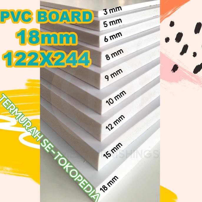 PVC BOARD 18mm + PVC FOAM BOARD + TRIPLEK ANTI RAYAP ANTI LEMBAB
