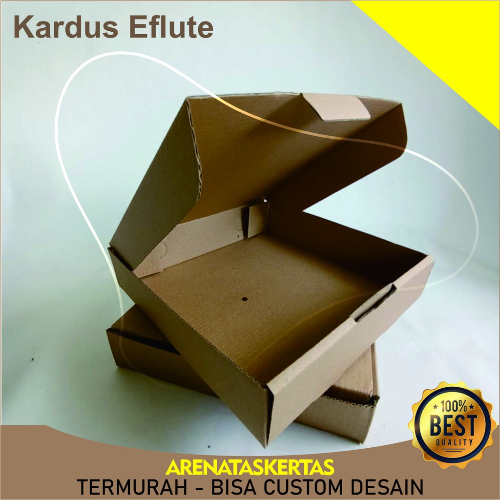 

Kardus Box Eflute Die Cut 20x15x5cm