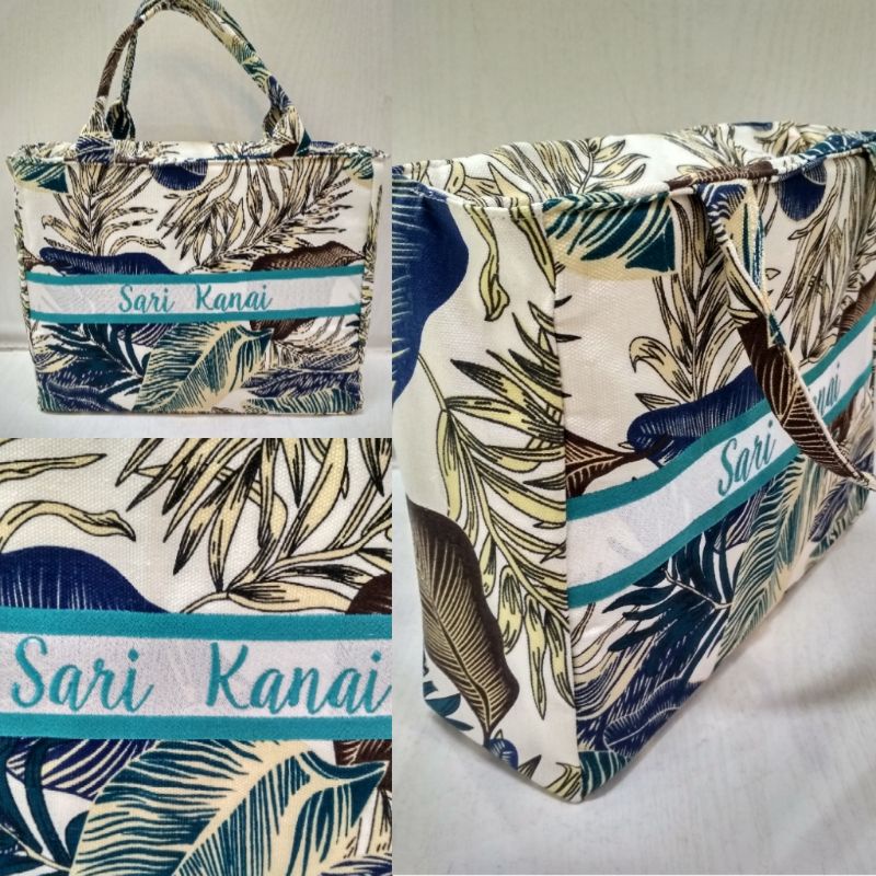 totebag canvas bordir custom/tas canvas premium nama custom