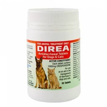 Obat Anjing - Direa Tablet Obat Diare Anjing Dan Kucing Per Botol Isi 50 Tablet