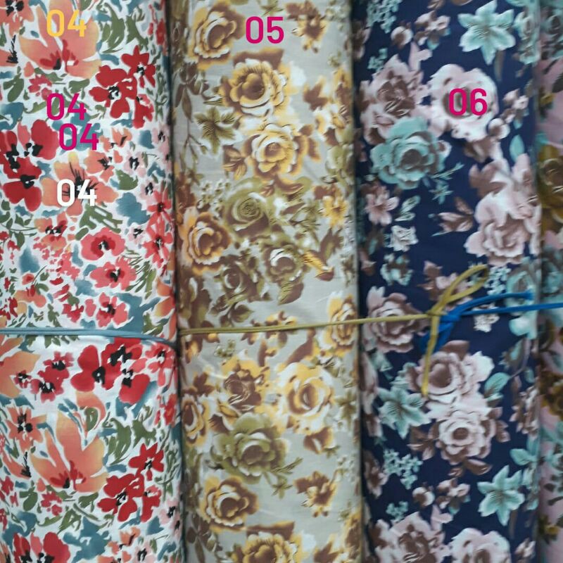 Bahan katun Jepang motif/Kain katun Jepang/Bahan katun print