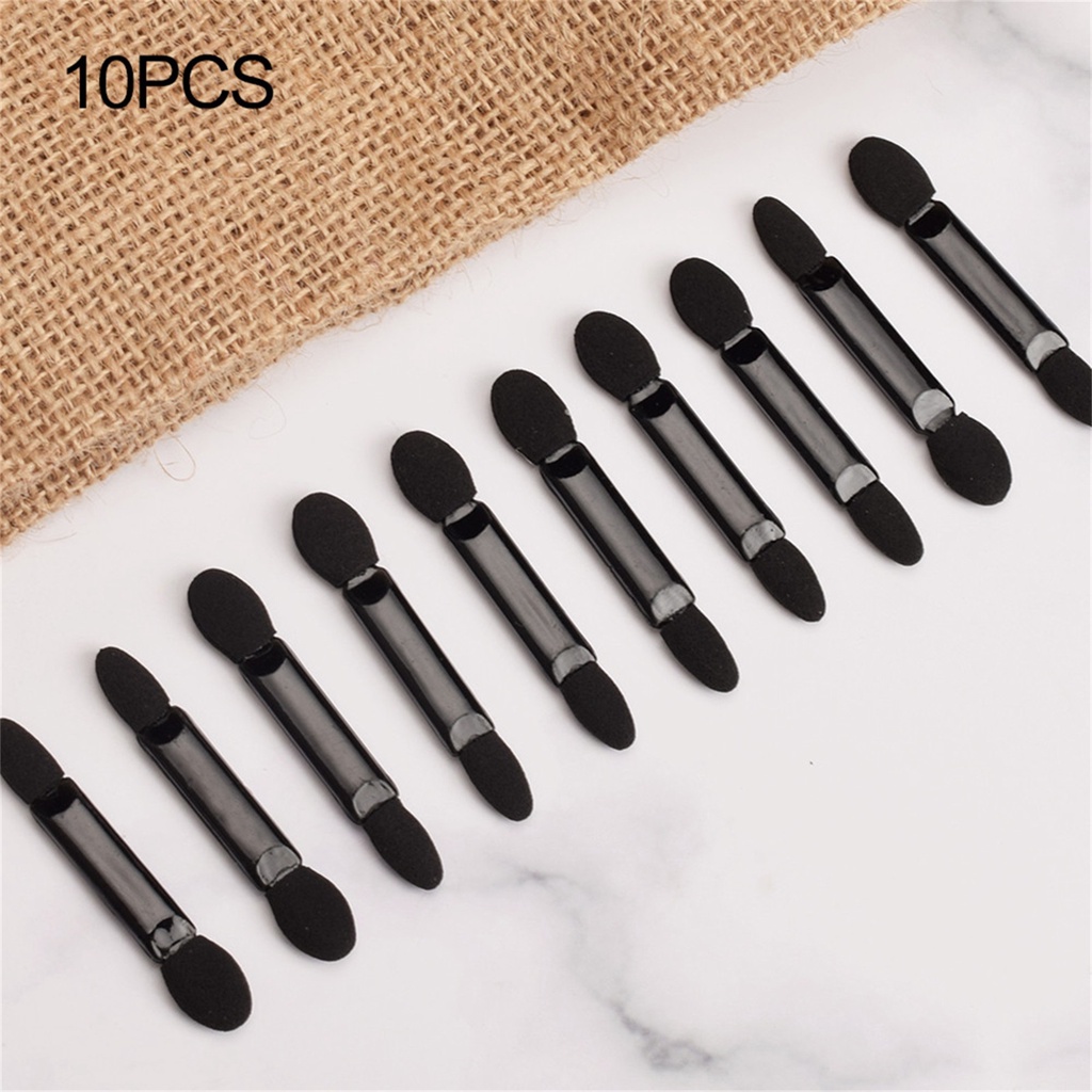 [Jianxin] 10Pcs Eye Brush Wide Application Makeup Tool No Odor Sponge Eye Shadow Tool for Gifts