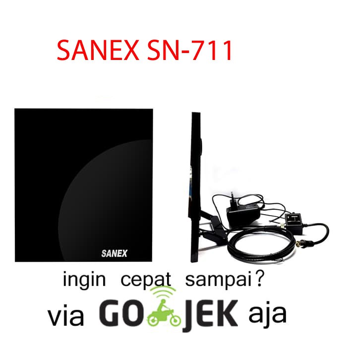 Antena Tv LED SN-711 / LCD / TABUNG Sanex HDTV Antena Dalam Digital