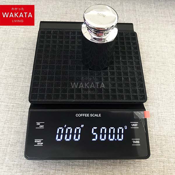 THOME Timbangan Digital Scale Kopi Timer Digital Coffee with TIMER 3kg - for Manual Brew / V60 Drip - Timbangan Kopi 3kg Digital Kopi Timer