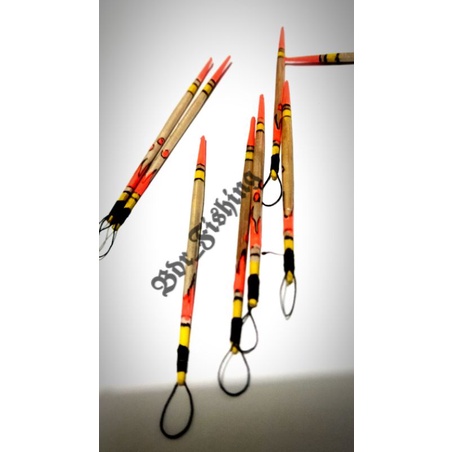 Pelampung Pancing - Kumbul Pancing Jarum Motif Api 8cm
