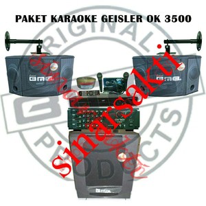 Paket Sound System BMB + DVD Karaoke Geisler ( ORIGINAL )