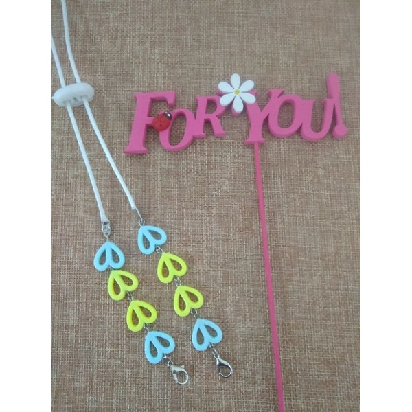 Kalung masker , strap kalung masker hijab, konektor masker hijab