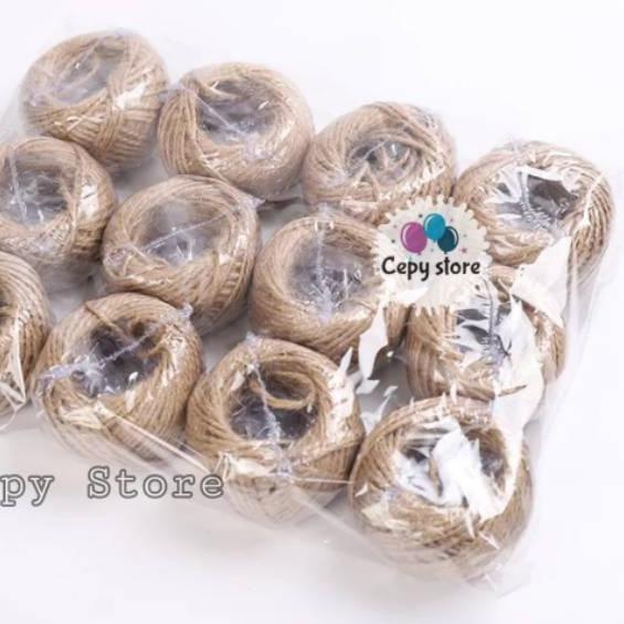 

Kekinian - Hemp Rope / Tali Goni Vintage / Tali Rami Per Roll 50 Meter !